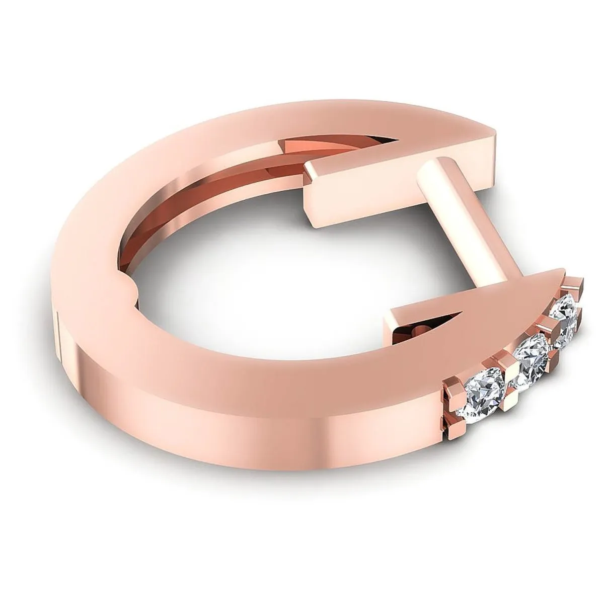 0.15 CT Round Cut Diamonds - Diamond Earrings