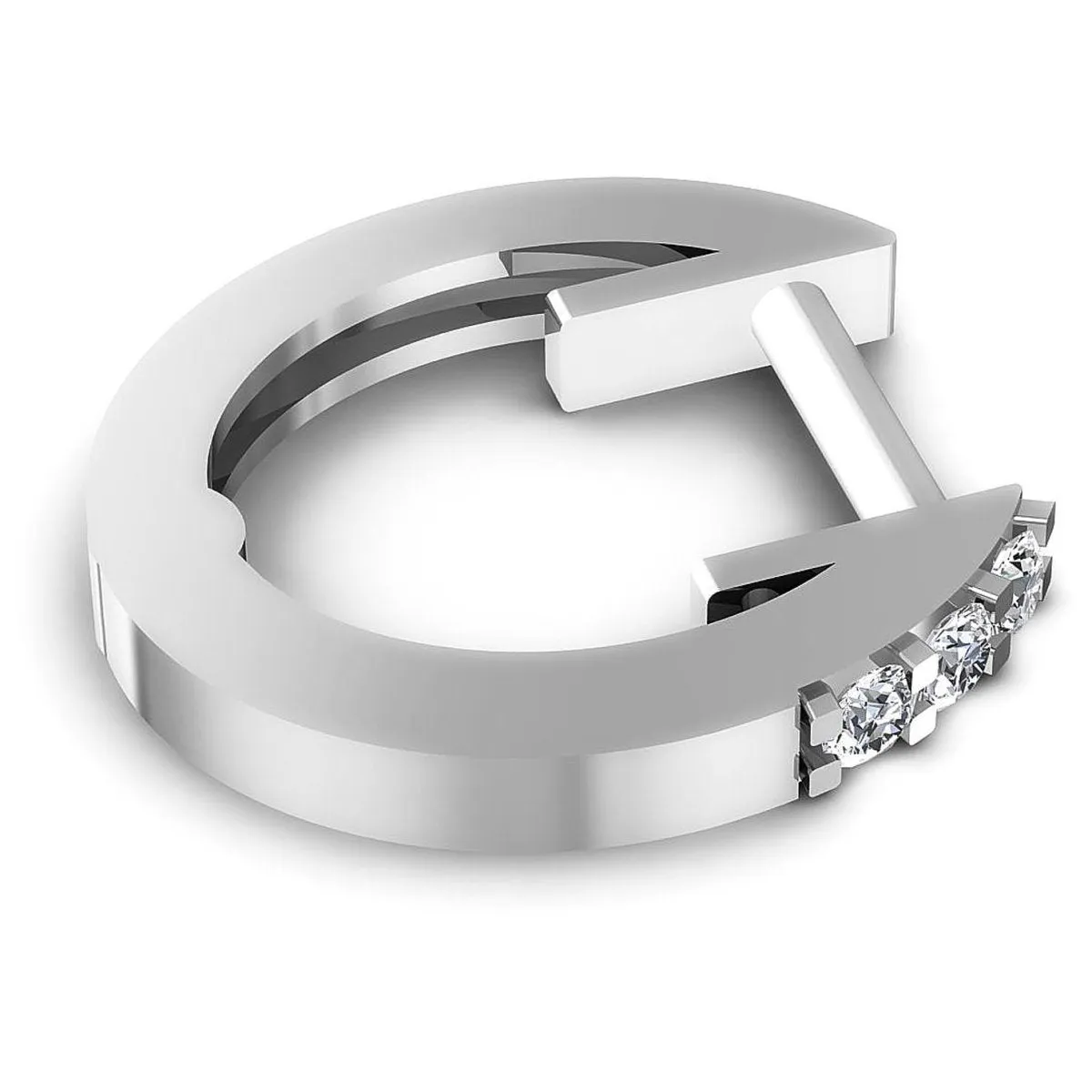0.15 CT Round Cut Diamonds - Diamond Earrings
