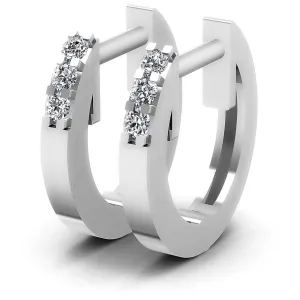 0.15 CT Round Cut Diamonds - Diamond Earrings