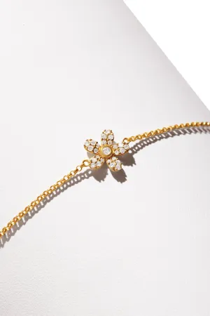 14K BG Daisy Bracelet