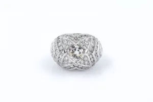 4.20 ctw Round Brilliant Cut Diamond Cocktail Ring