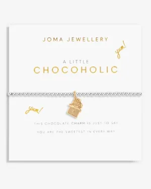 A Little Chocoholic Bracelet in Silver & Yellow Gold