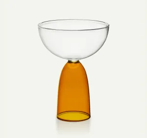 Amber Coupe Glass