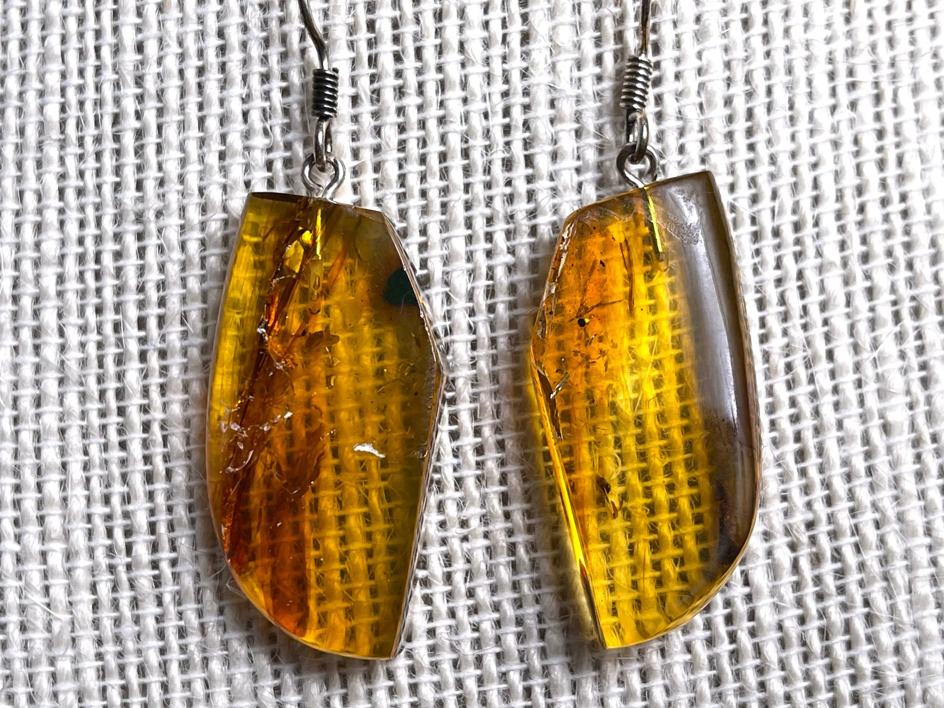 AMBER Crystal Earrings - Statement Earrings, Dangle Earrings, Handmade Jewelry, Healing Crystals and Stones, 50335