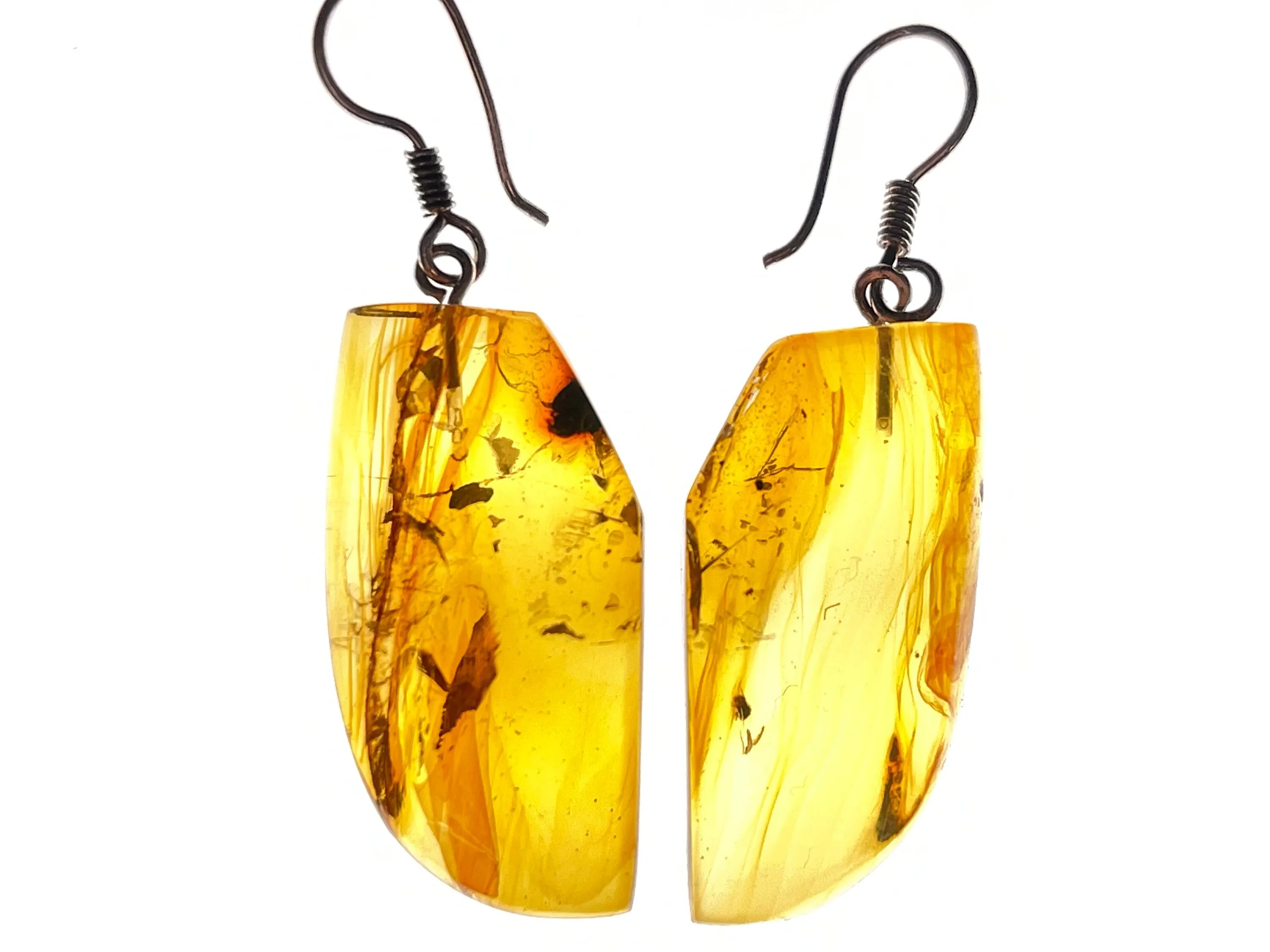 AMBER Crystal Earrings - Statement Earrings, Dangle Earrings, Handmade Jewelry, Healing Crystals and Stones, 50335