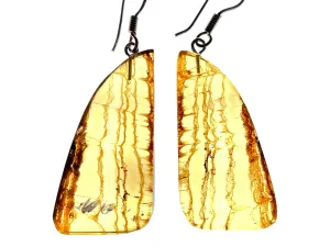 AMBER Crystal Earrings - Statement Earrings, Dangle Earrings, Handmade Jewelry, Healing Crystals and Stones, 50361
