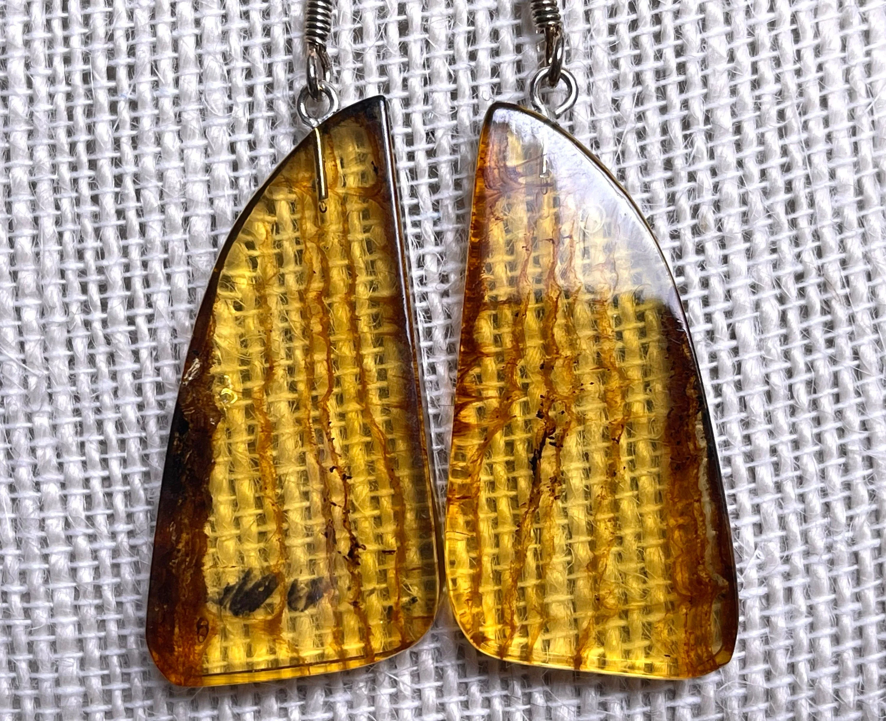 AMBER Crystal Earrings - Statement Earrings, Dangle Earrings, Handmade Jewelry, Healing Crystals and Stones, 50361