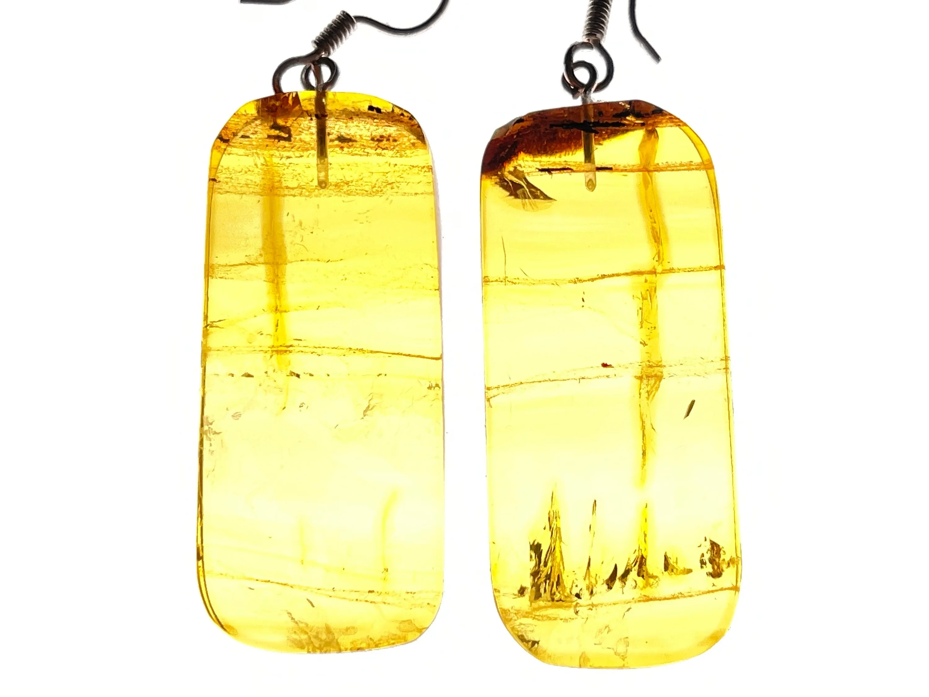 AMBER Crystal Earrings - Statement Earrings, Dangle Earrings, Handmade Jewelry, Healing Crystals and Stones, 50379