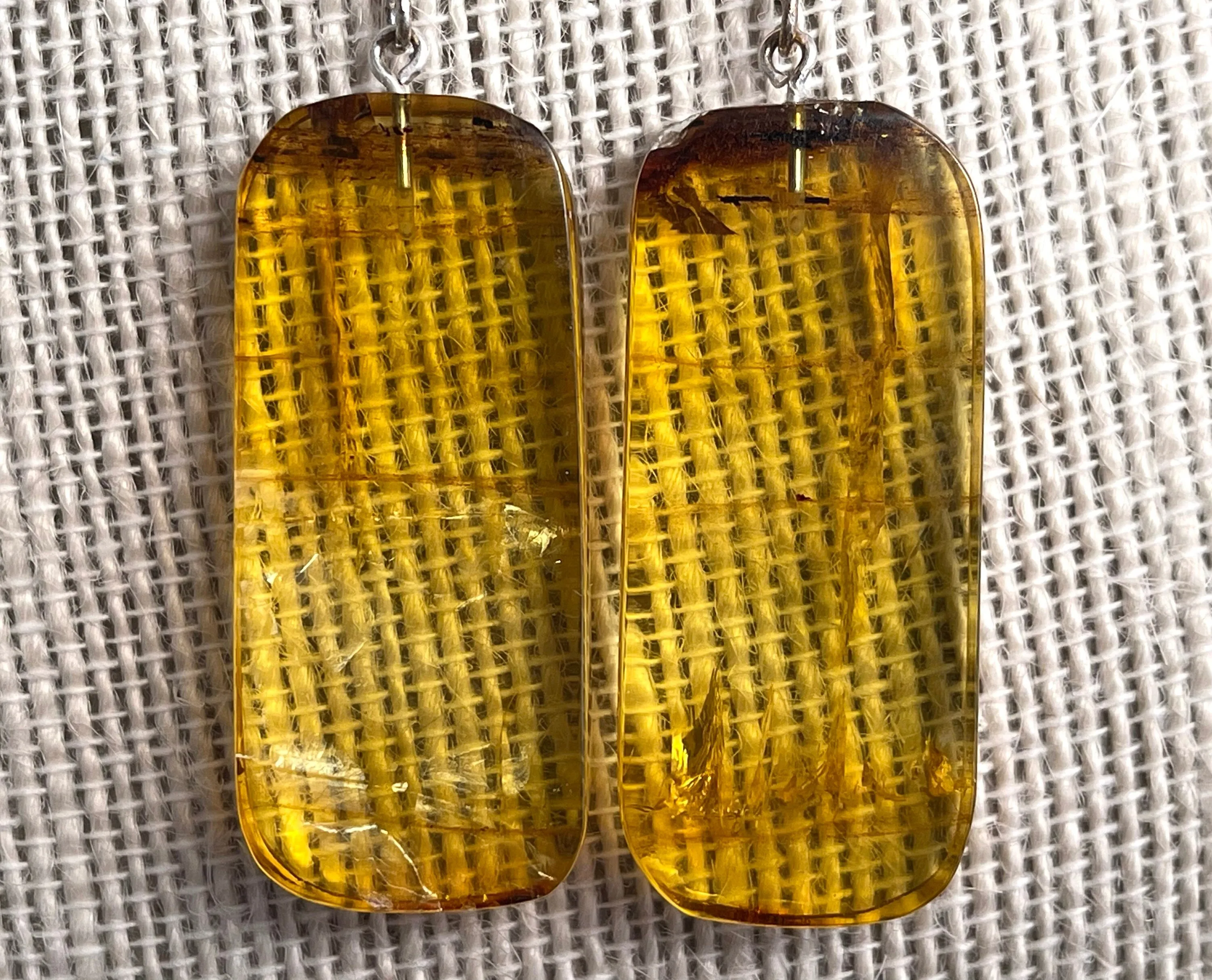 AMBER Crystal Earrings - Statement Earrings, Dangle Earrings, Handmade Jewelry, Healing Crystals and Stones, 50379