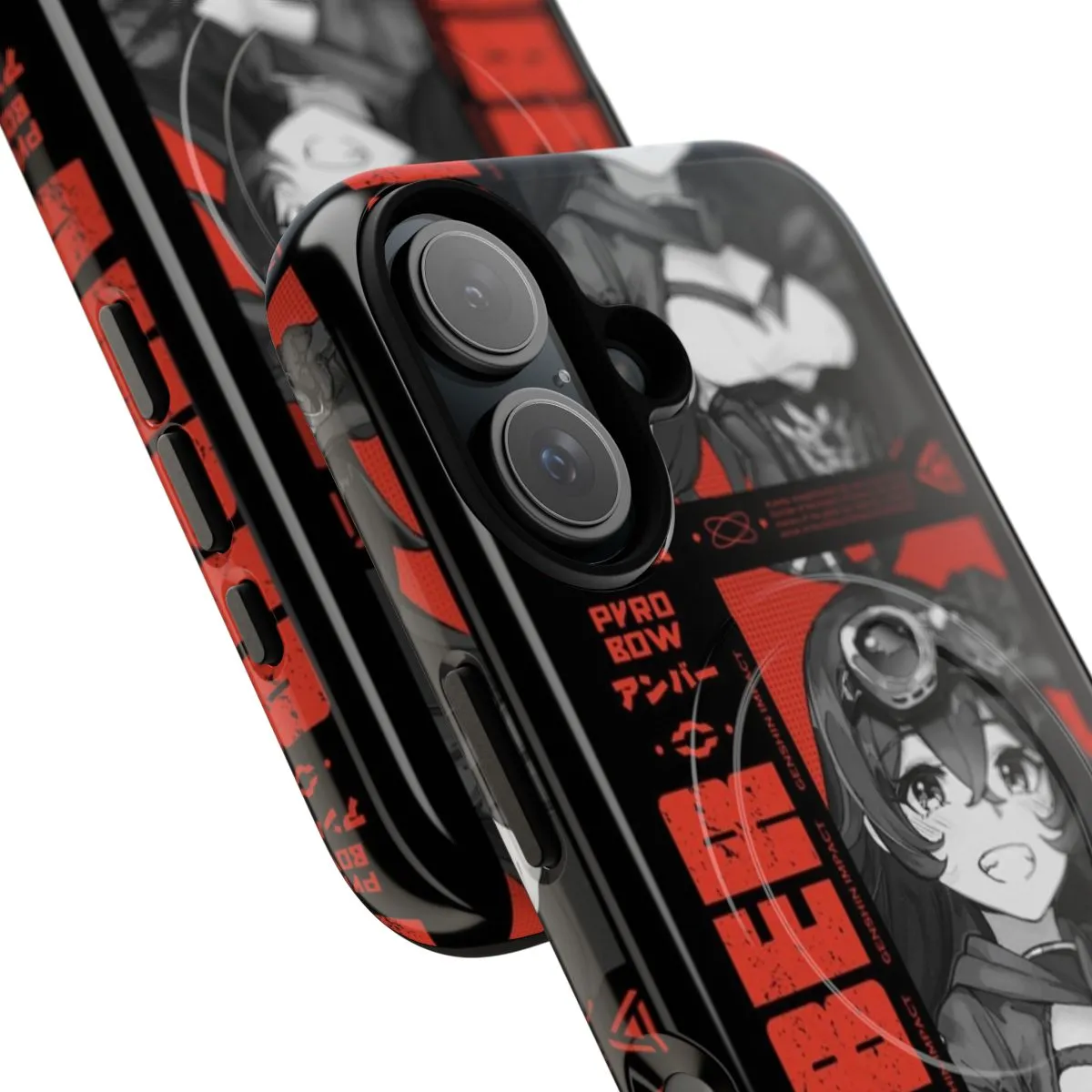 Amber-Inspired Magnetic Tough Phone Case for Genshin Impact Fans