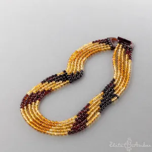 Amber necklace "Queen sunbeam"