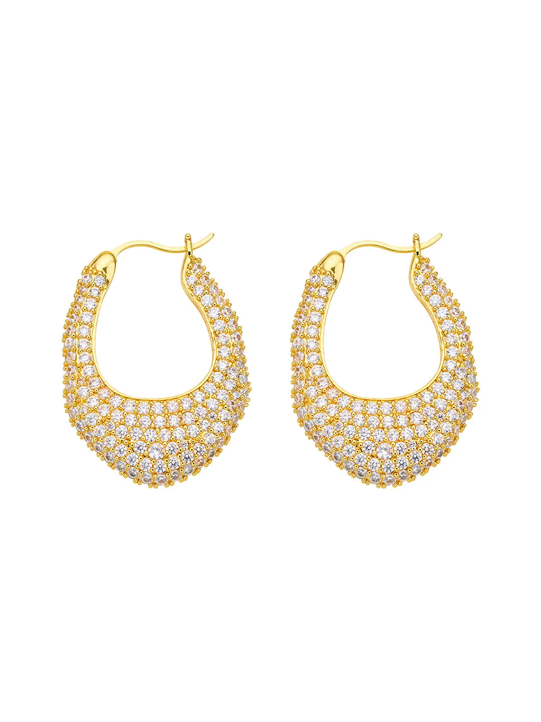 Amber Sceats Aria Earrings in Gold