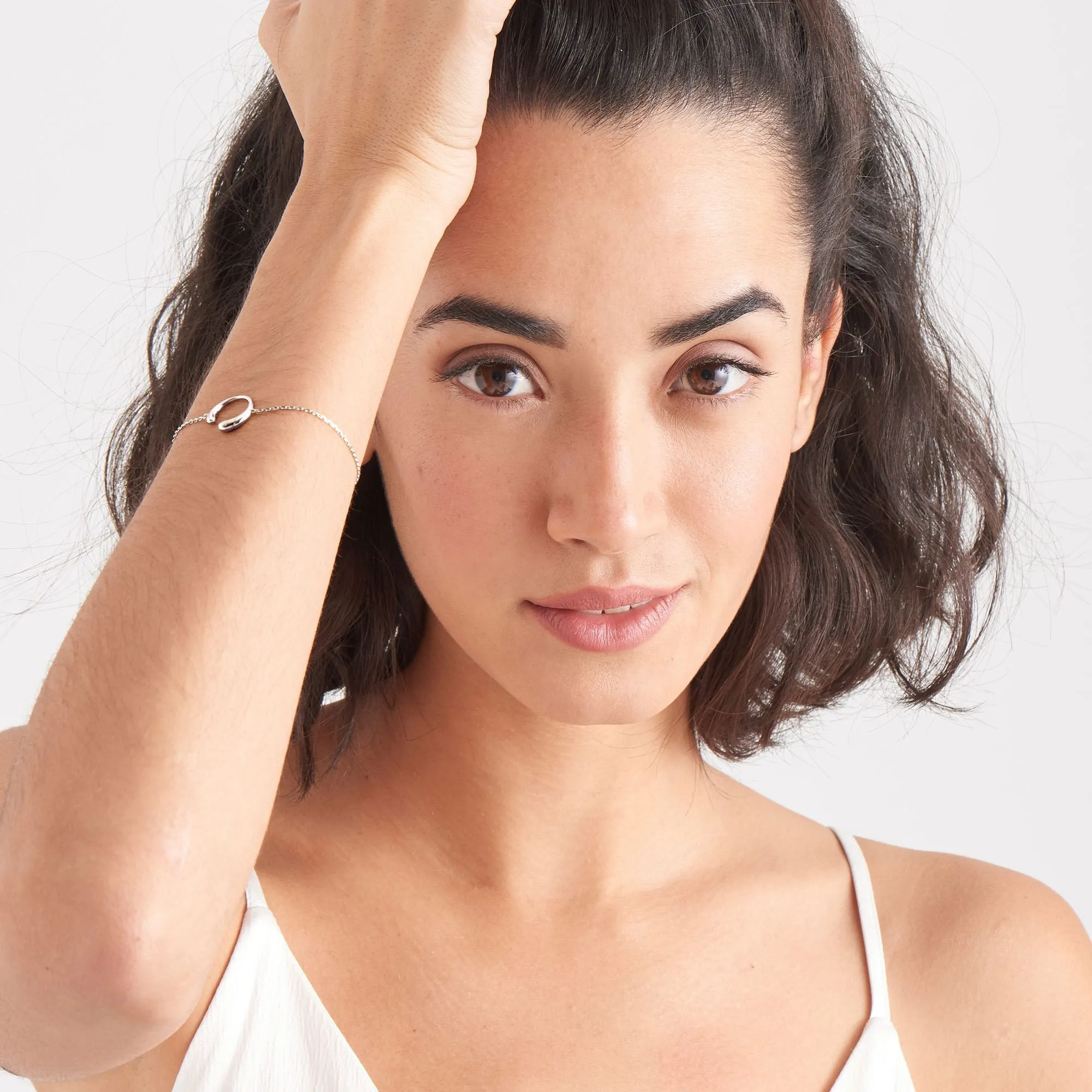 Ania Haie Luxe Curve Bracelet - Silver