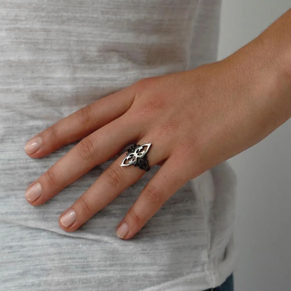 arabesque cocktail ring