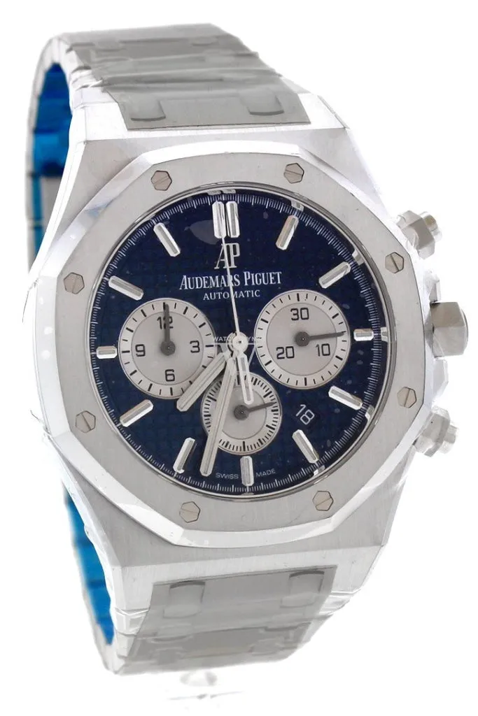 Audemars Piguet Royal Oak Chronograph 41mm Blue Dial Stainless Steel Watch 263b31ST.OO.1220ST.01  DCM