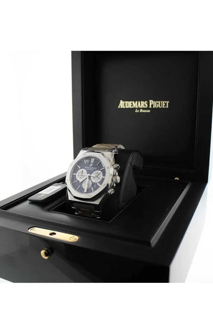 Audemars Piguet Royal Oak Chronograph 41mm Blue Dial Stainless Steel Watch 263b31ST.OO.1220ST.01  DCM