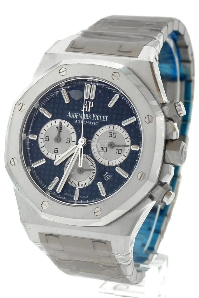 Audemars Piguet Royal Oak Chronograph 41mm Blue Dial Stainless Steel Watch 263b31ST.OO.1220ST.01  DCM