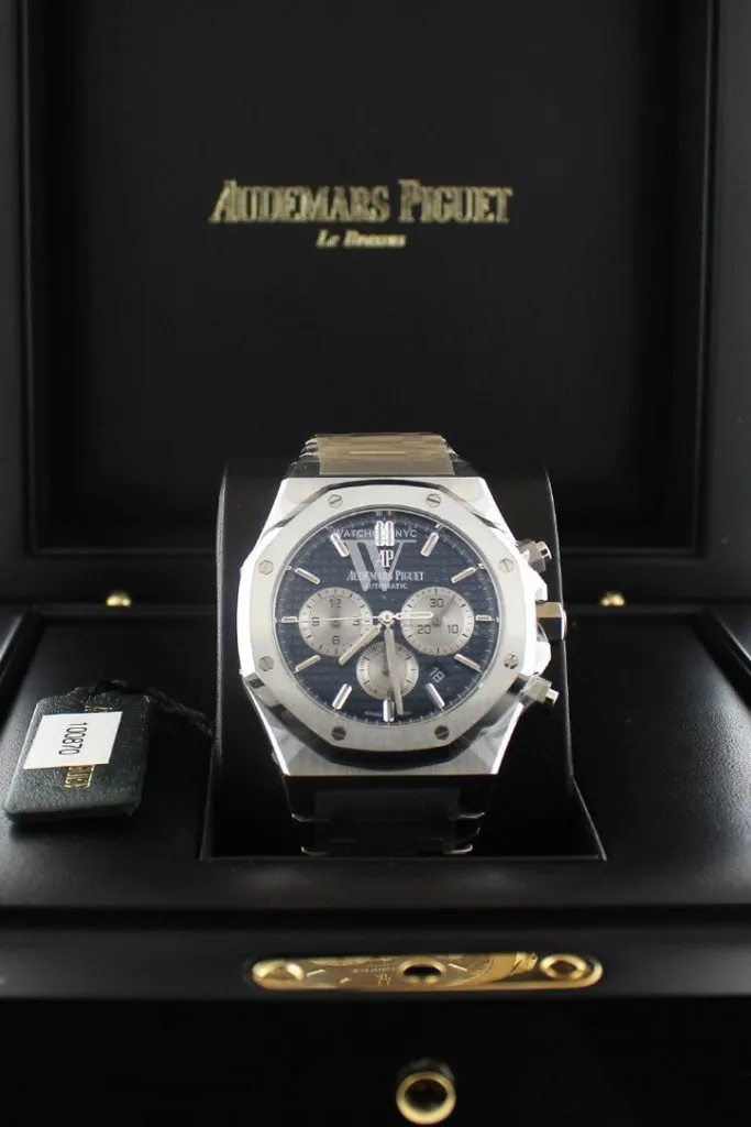 Audemars Piguet Royal Oak Chronograph 41mm Blue Dial Stainless Steel Watch 263b31ST.OO.1220ST.01  DCM