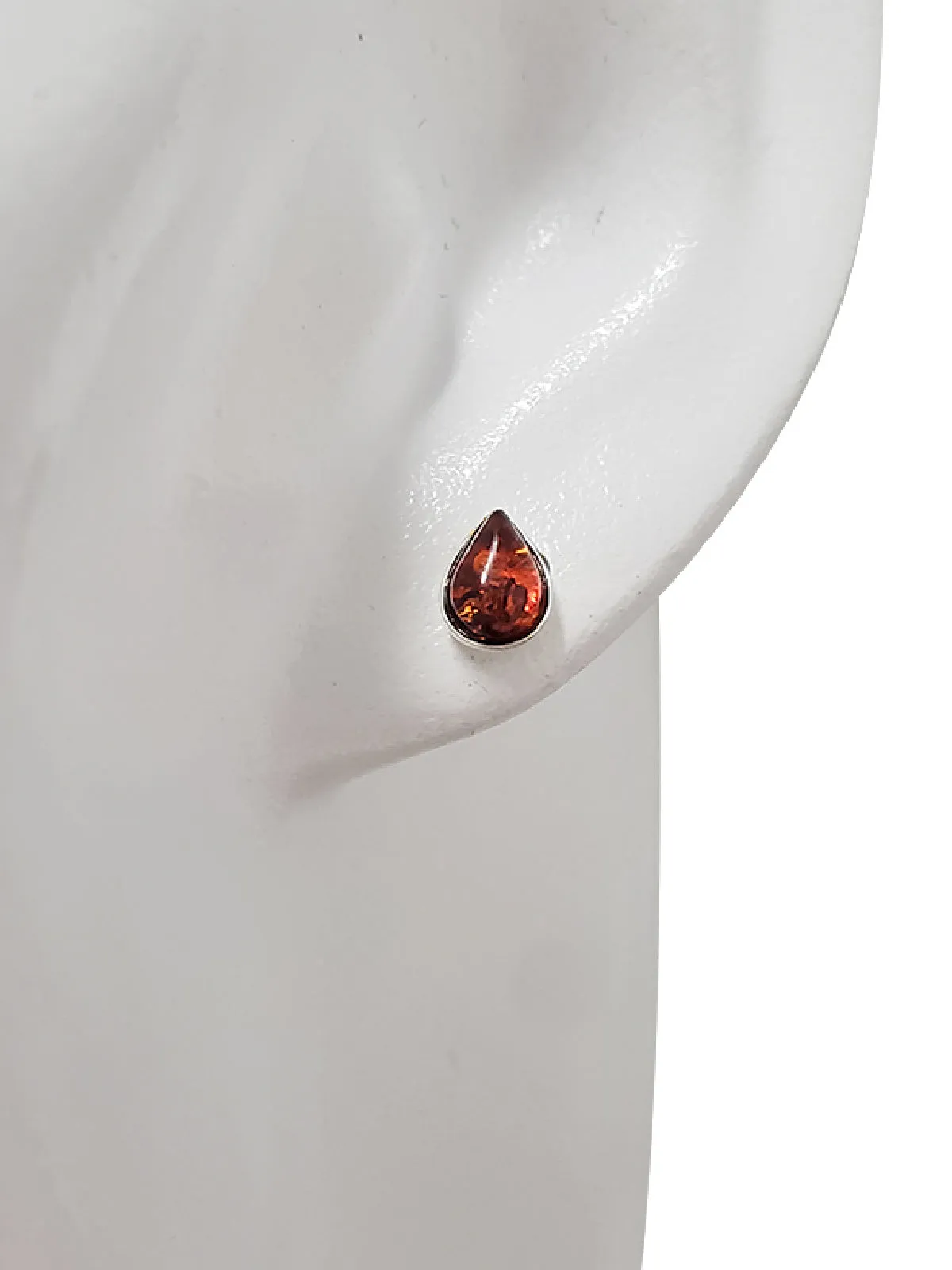 Baltic Amber Teardrop Posts