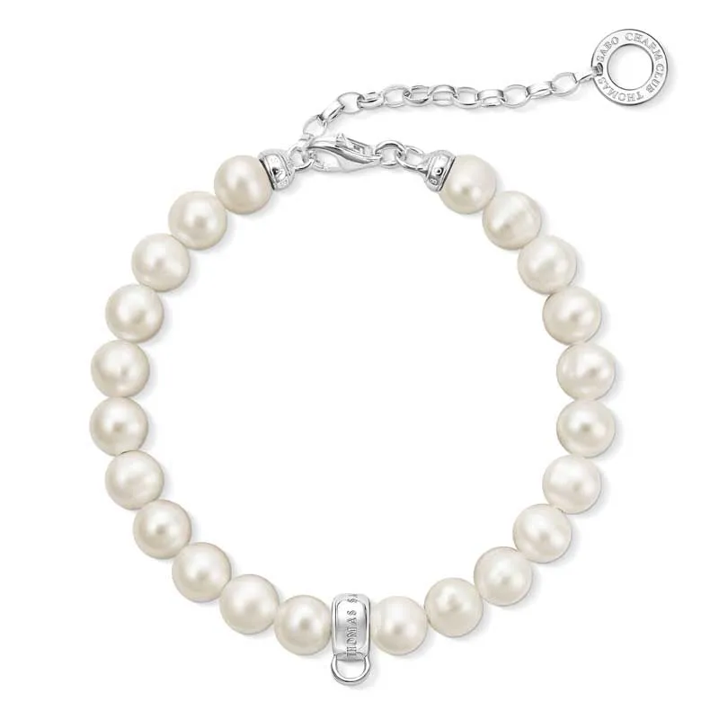CHARM CLUB FRESHWATER PEARL BRACELET