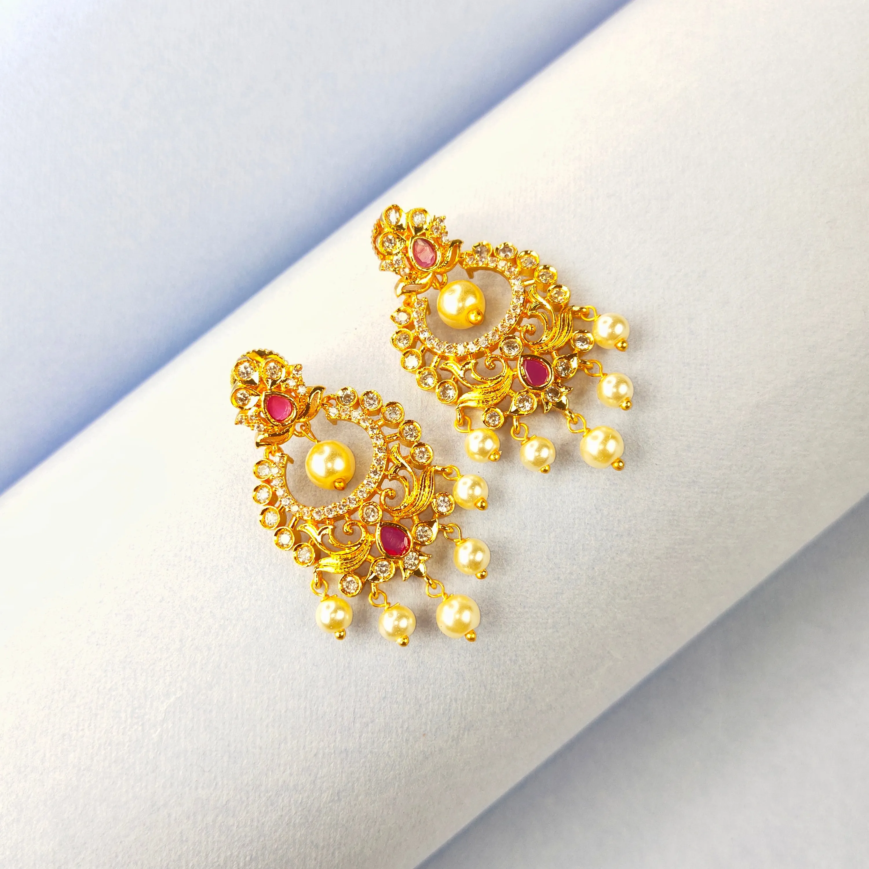 CZ Chandbali By Asp Fashion Jewellery