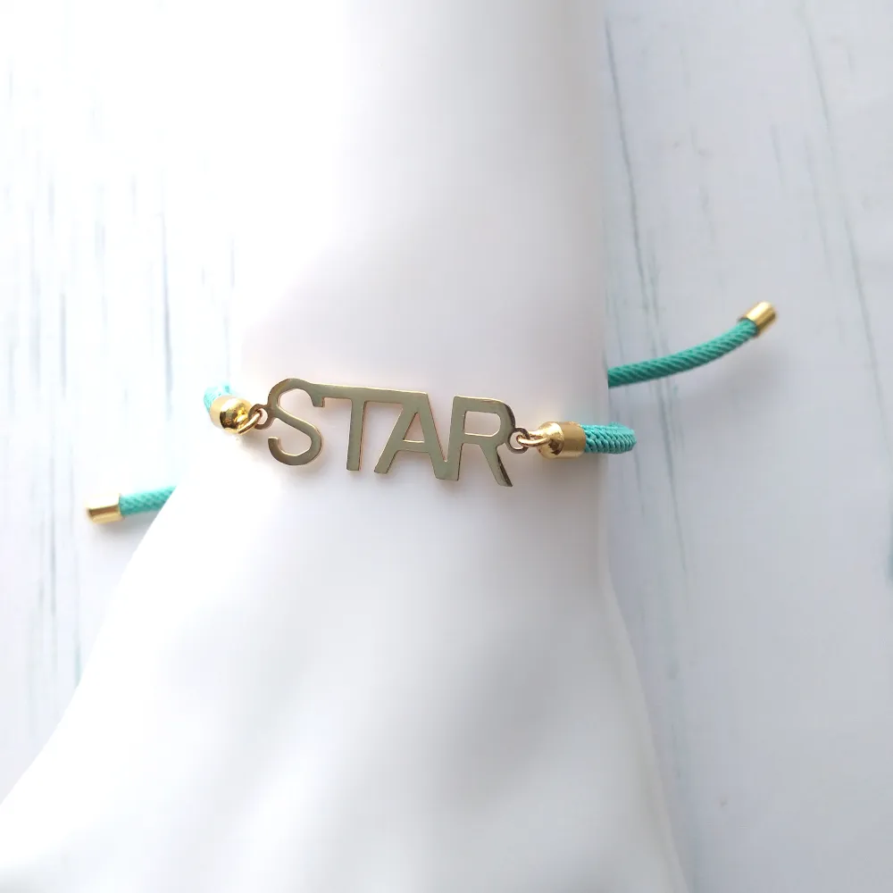 Dani Star Corded Slider Bracelet