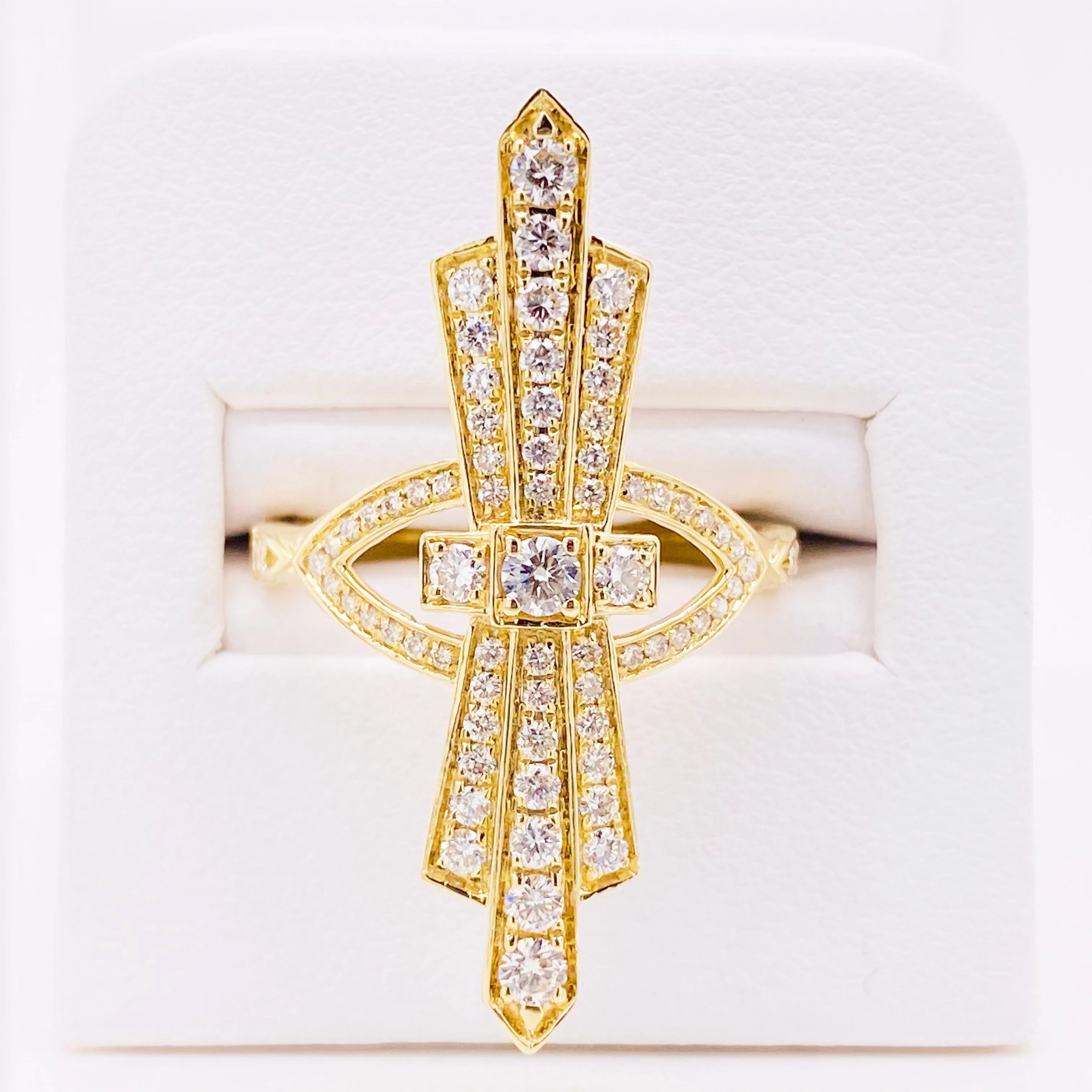 Diamond Gatsby Ring