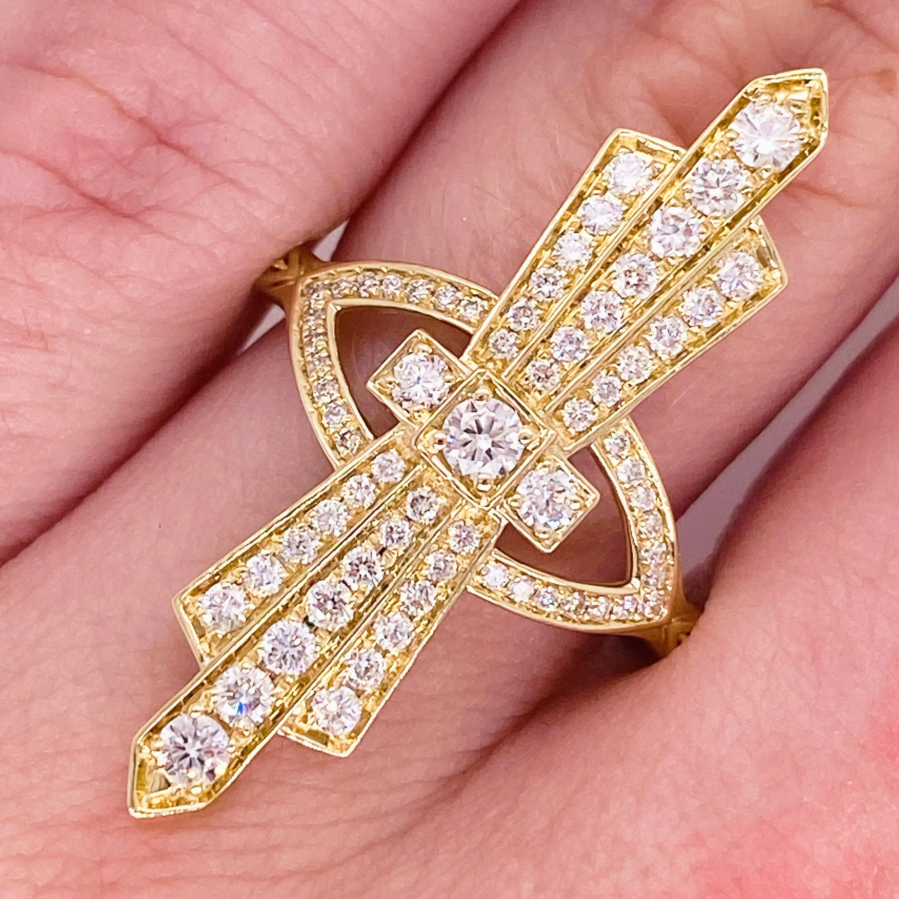 Diamond Gatsby Ring