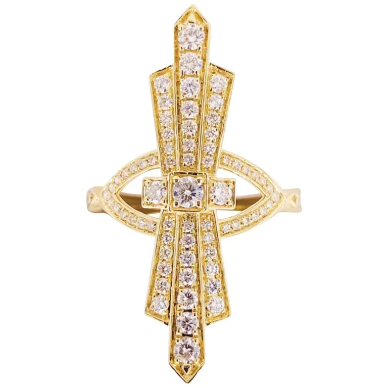 Diamond Gatsby Ring