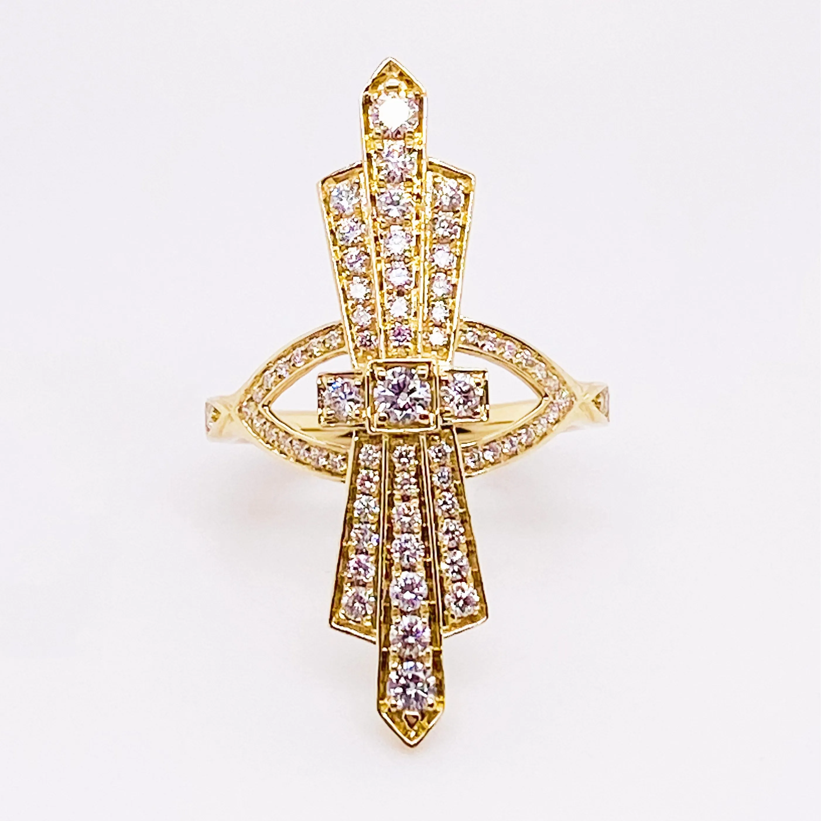 Diamond Gatsby Ring