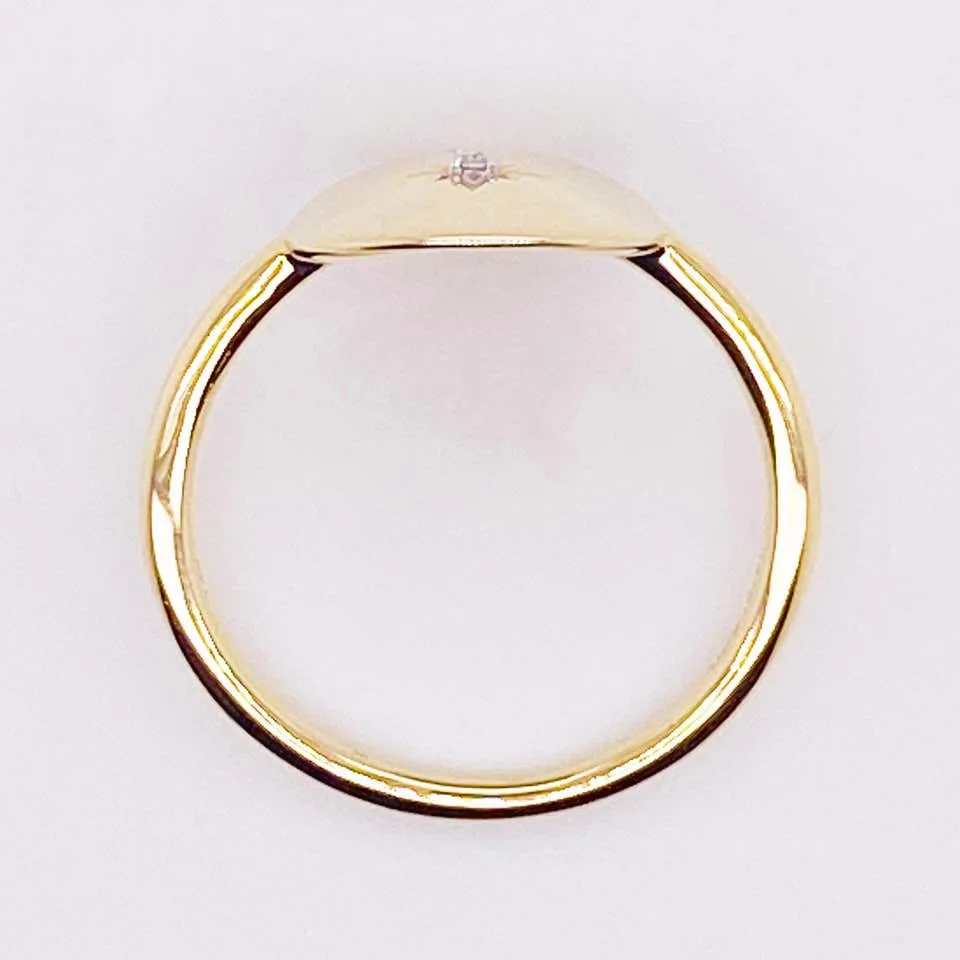Diamond North Star Ring