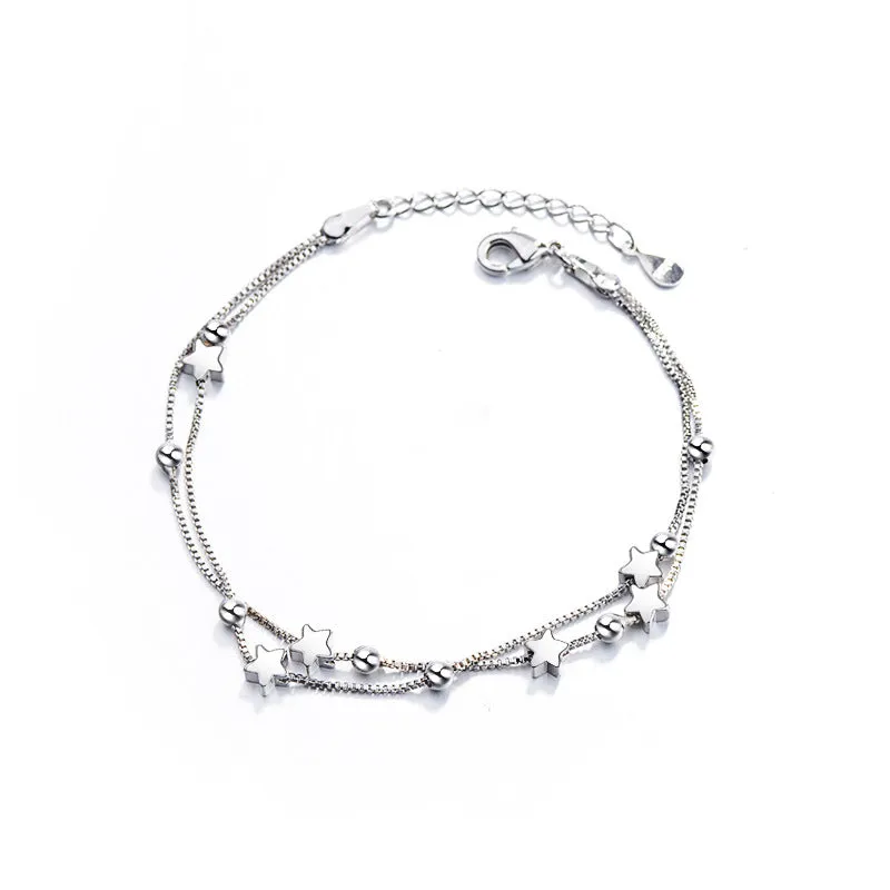 Double Layer Sky Stars Bracelet