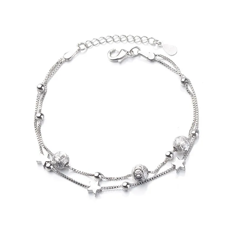 Double Layer Sky Stars Bracelet