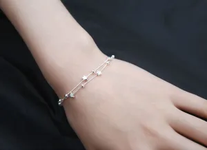 Double Layer Sky Stars Bracelet