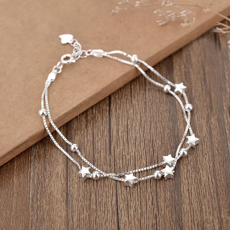 Double Layer Sky Stars Bracelet