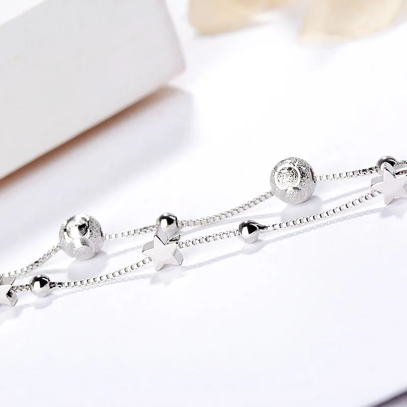 Double Layer Sky Stars Bracelet