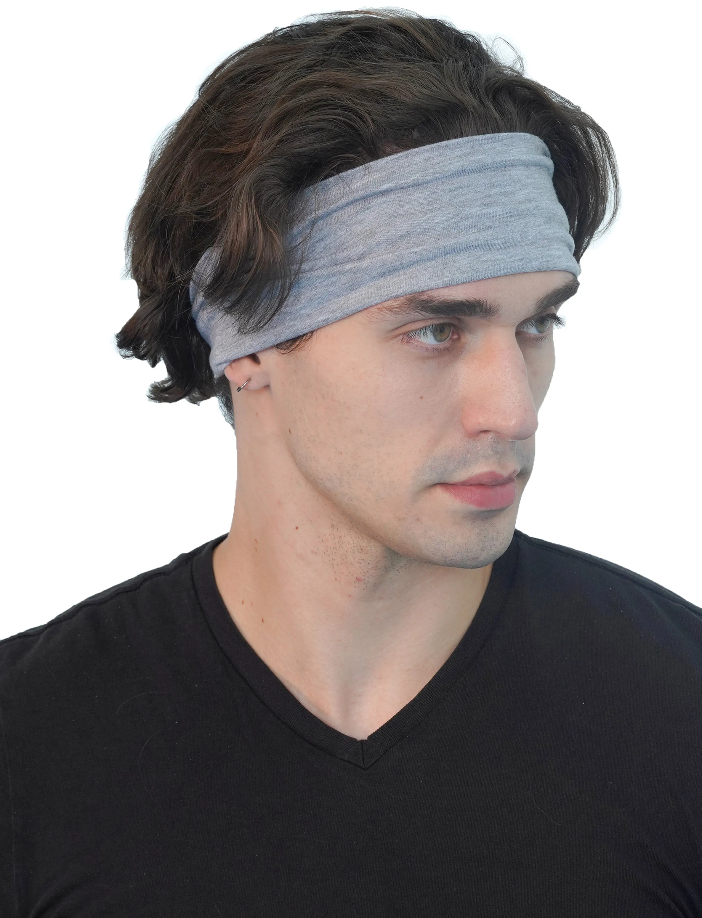 Extra Wide Plain Headband Set of Two