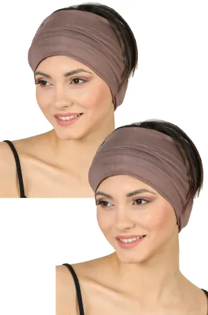 Extra Wide Plain Headband Set of Two