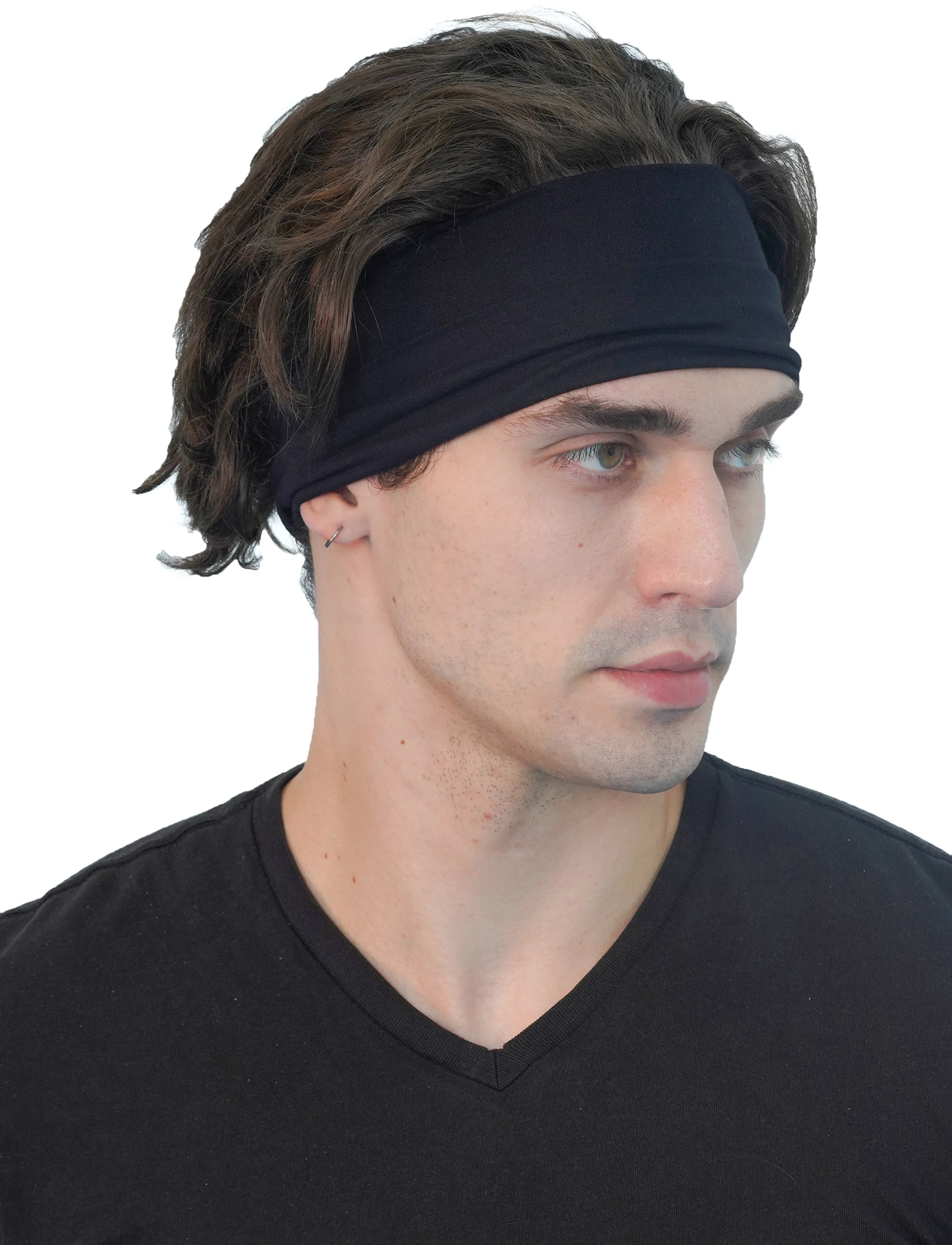 Extra Wide Plain Headband Set of Two