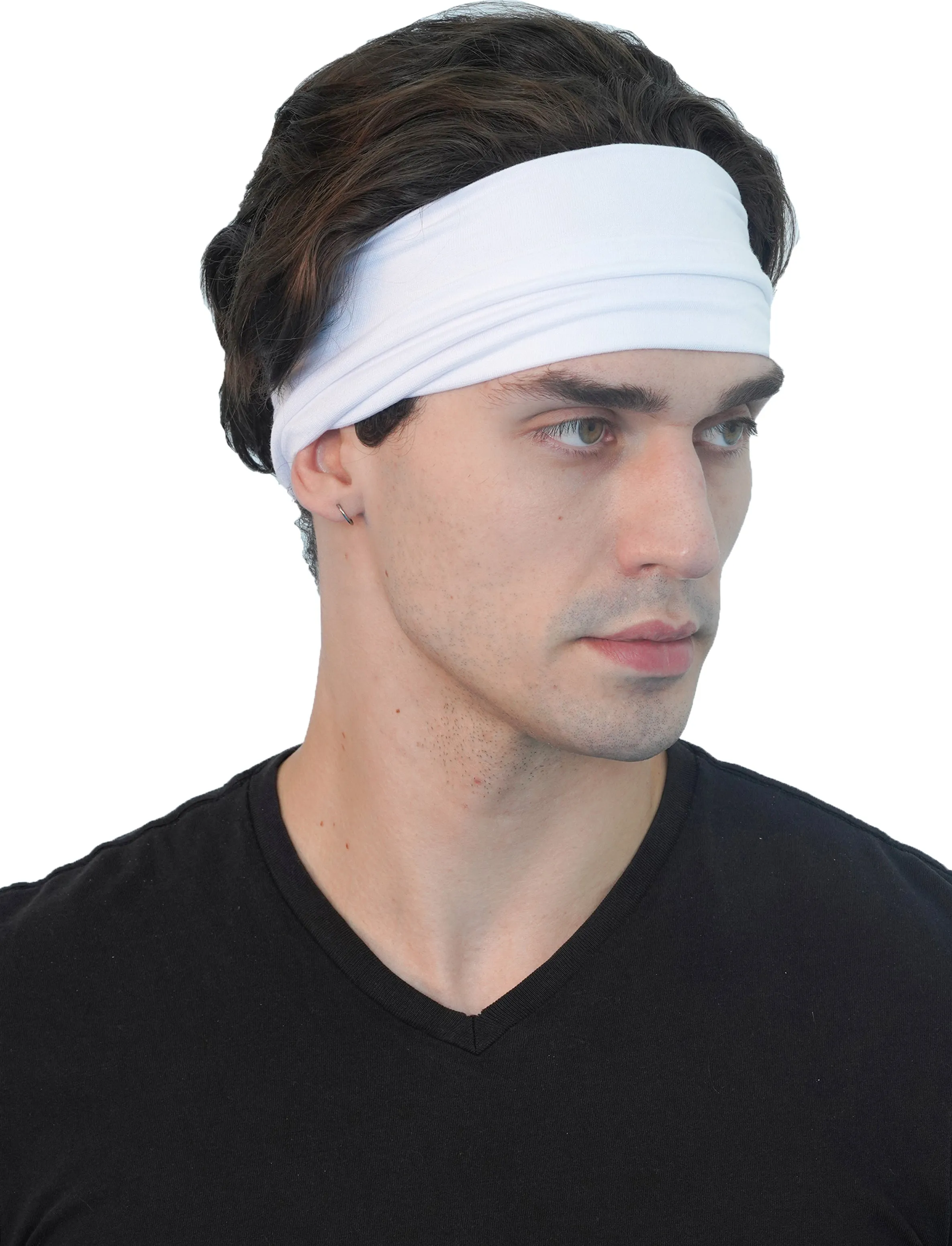 Extra Wide Plain Headband Set of Two