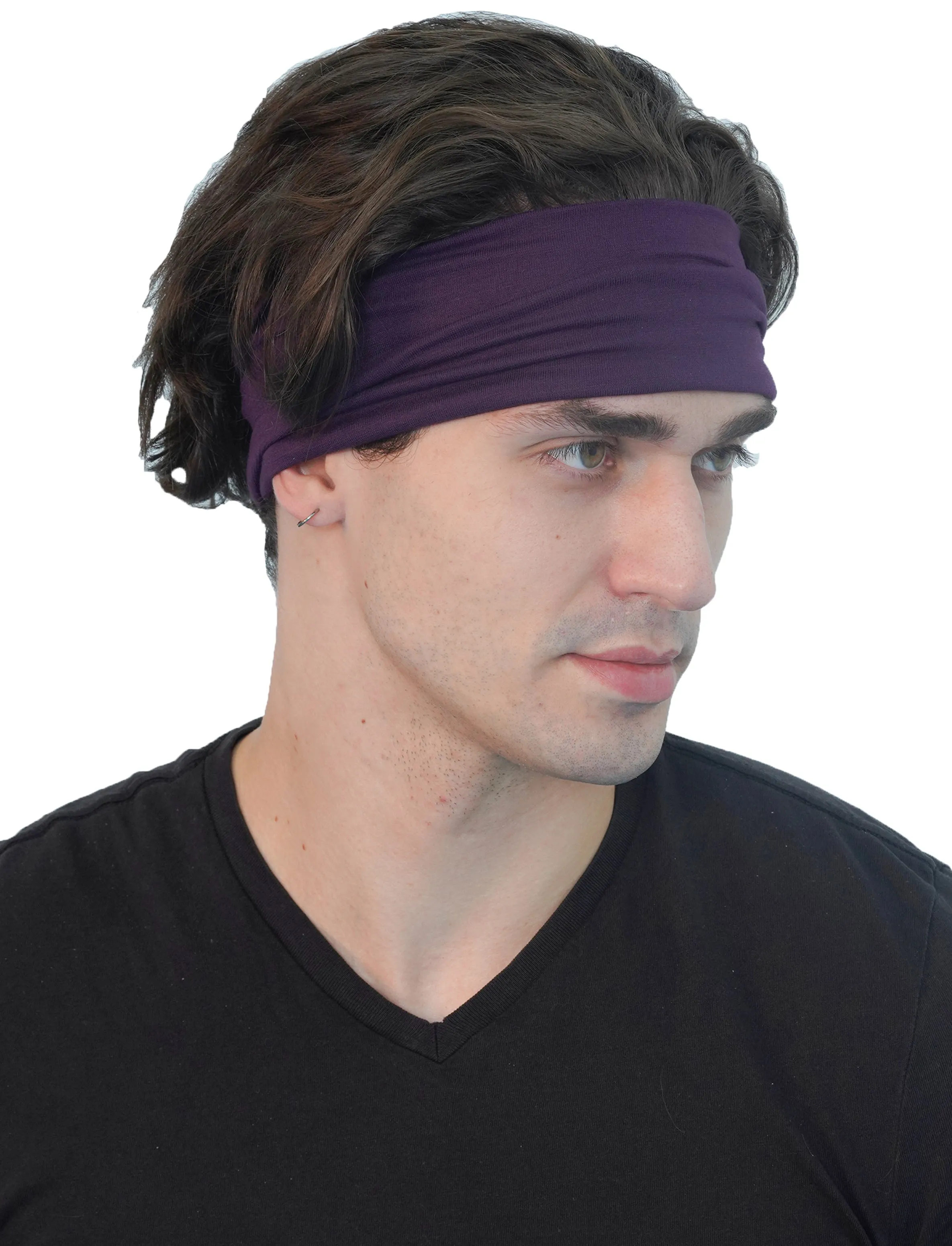 Extra Wide Plain Headband Set of Two