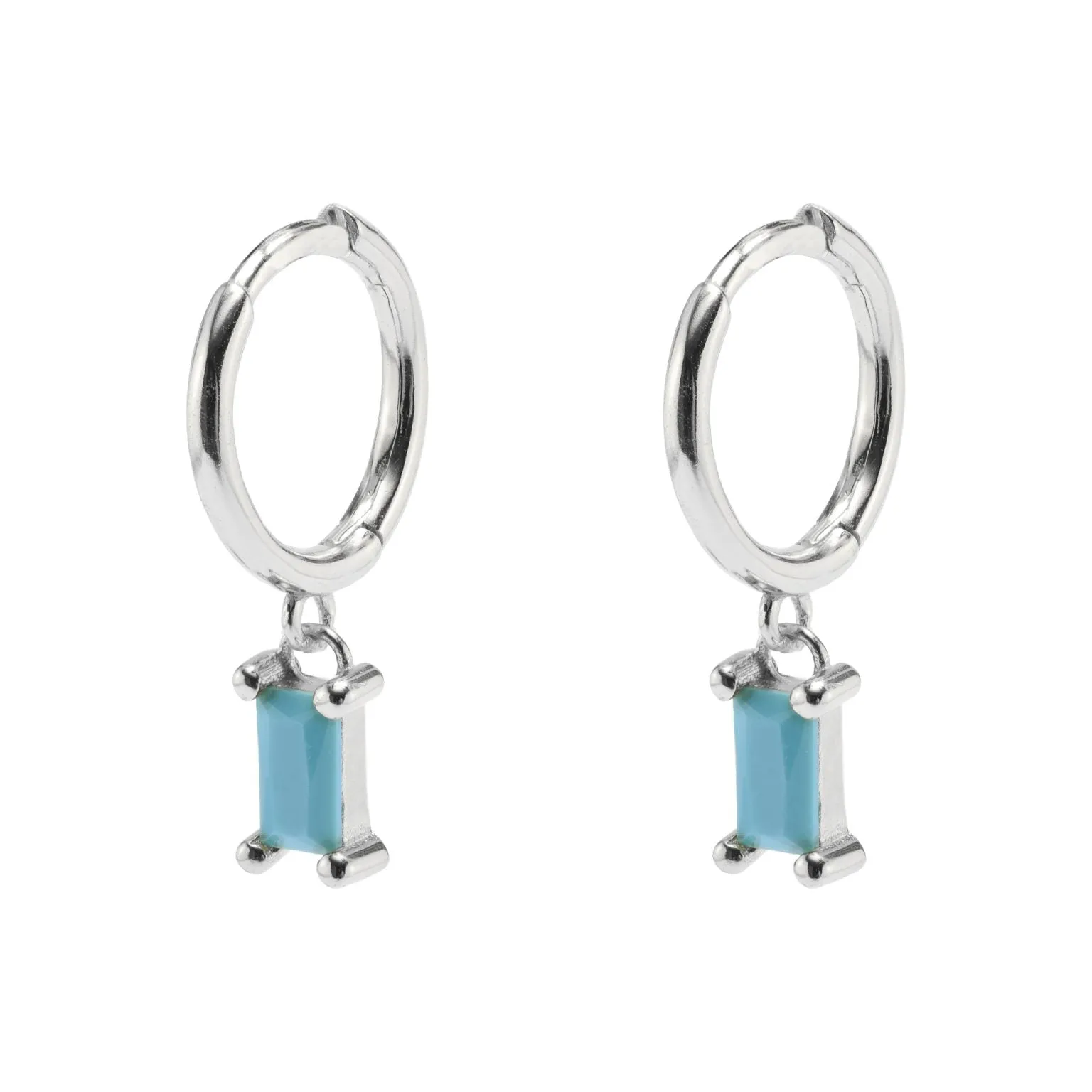 Gammie Turquoise Huggy Earring
