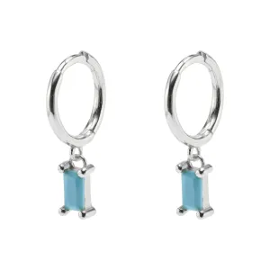 Gammie Turquoise Huggy Earring