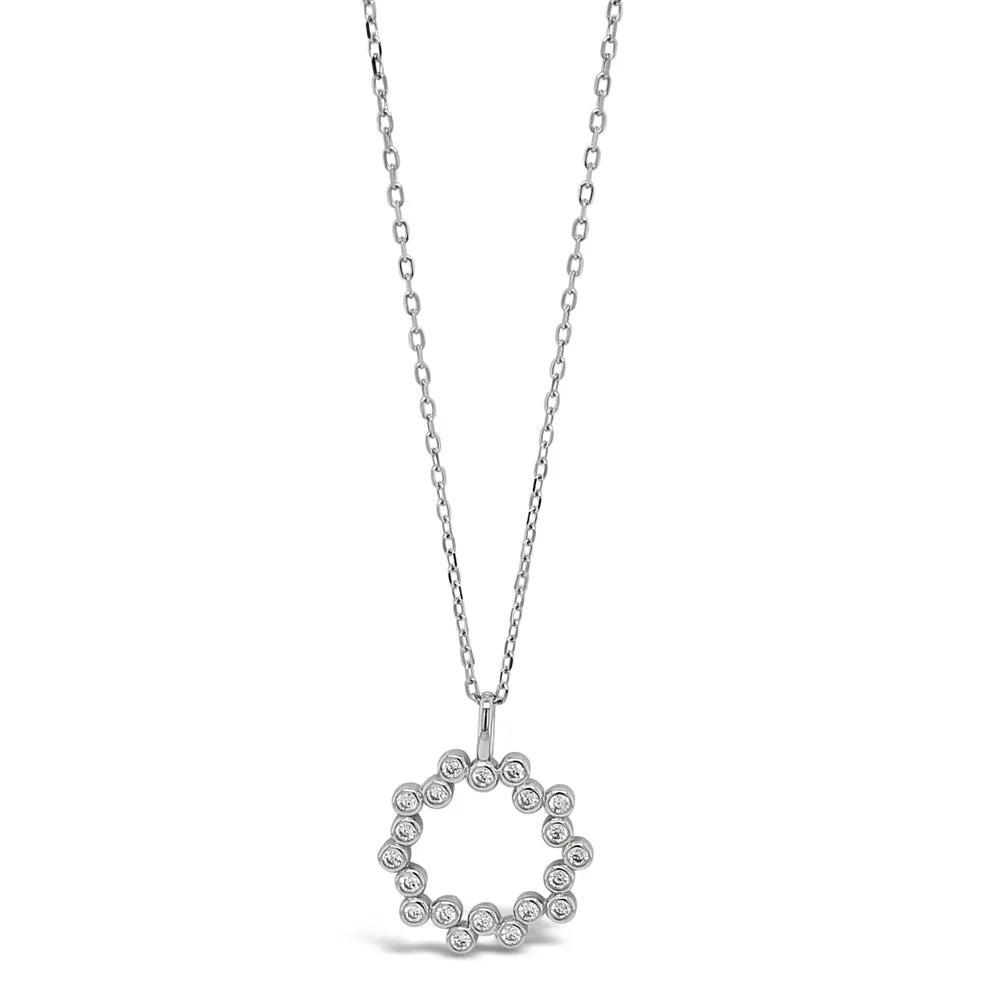Gloria Cubic Zirconia Sterling Silver Pendant
