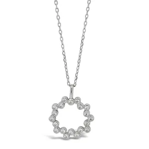 Gloria Cubic Zirconia Sterling Silver Pendant