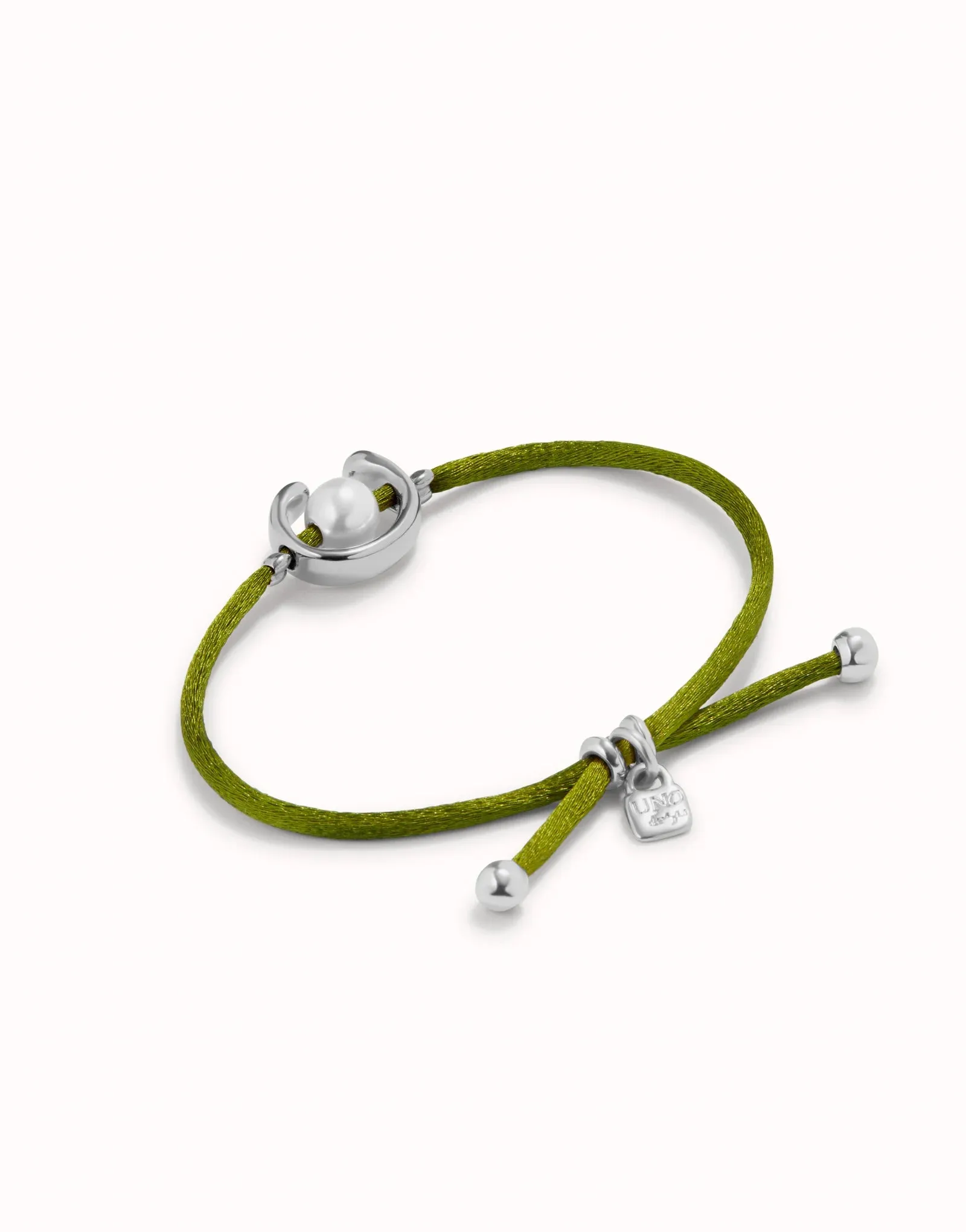 Gold Dark Green Thread Bracelet
