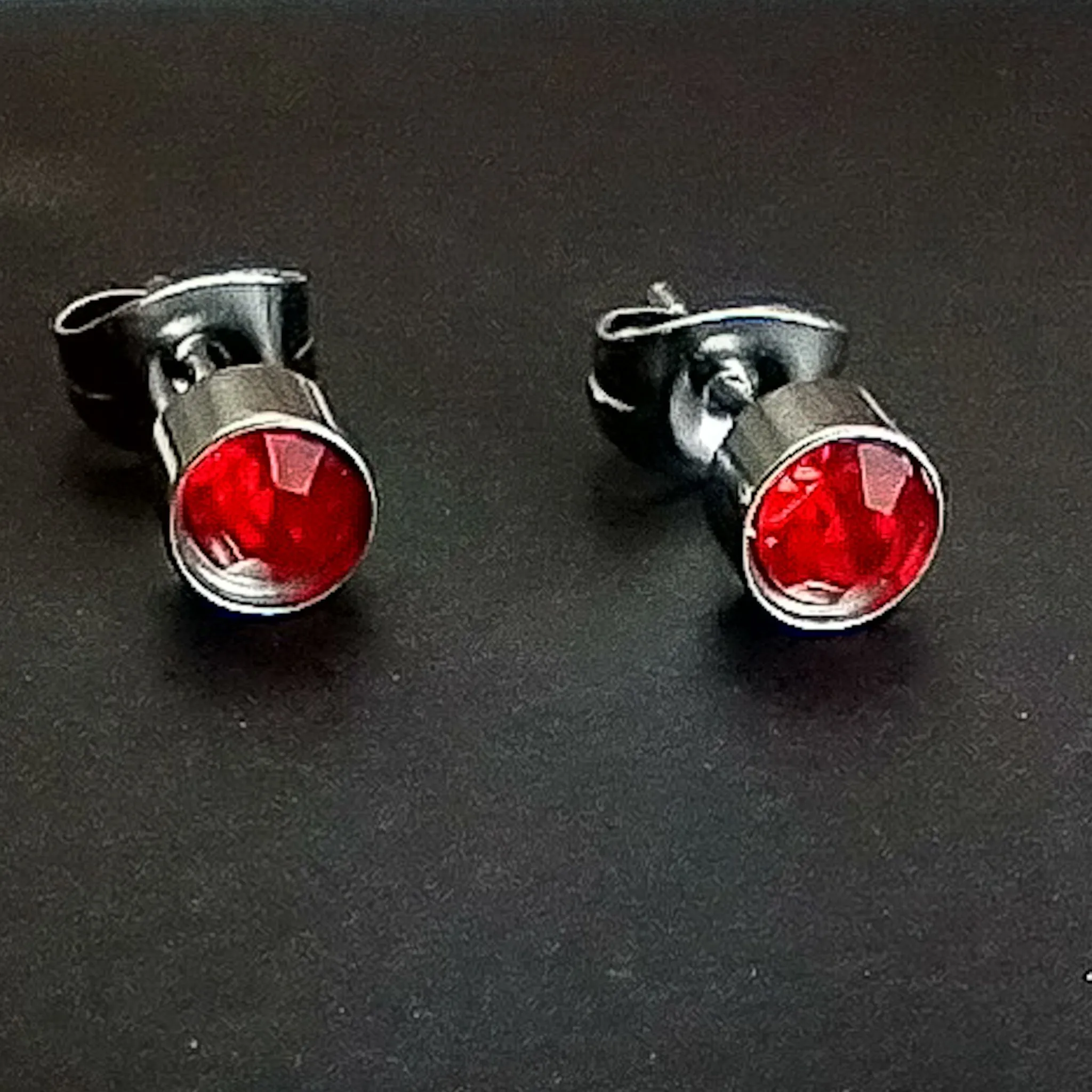 Hypoallergenic Stainless Steel Stud CZ Earring Set 4 Pairs Silver Colour - 10