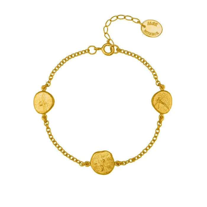 In-Line Palaeontology Nugget Bracelet