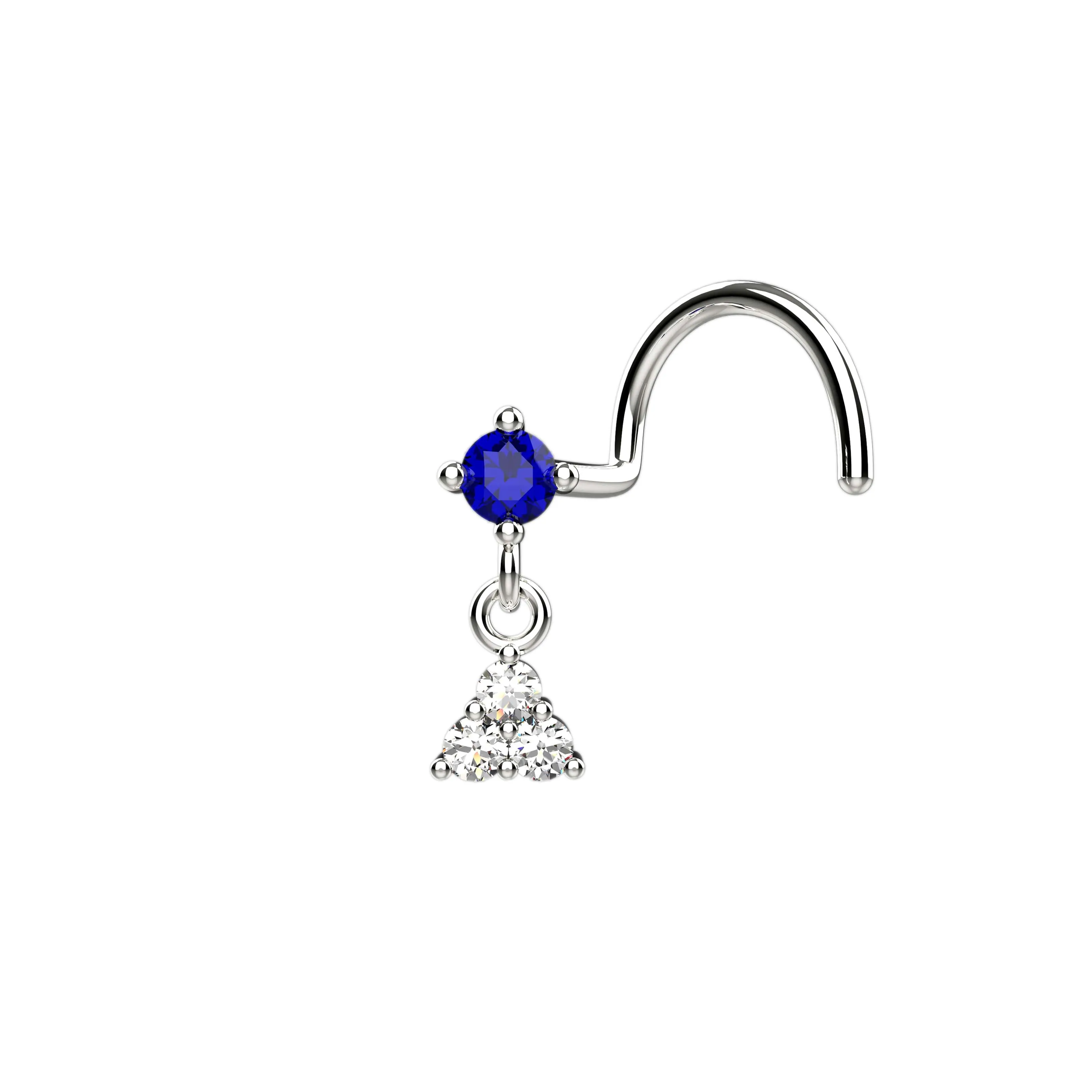 Indian Nose Ring Stud – Traditional Gold Nose Piercing Jewelry for Women