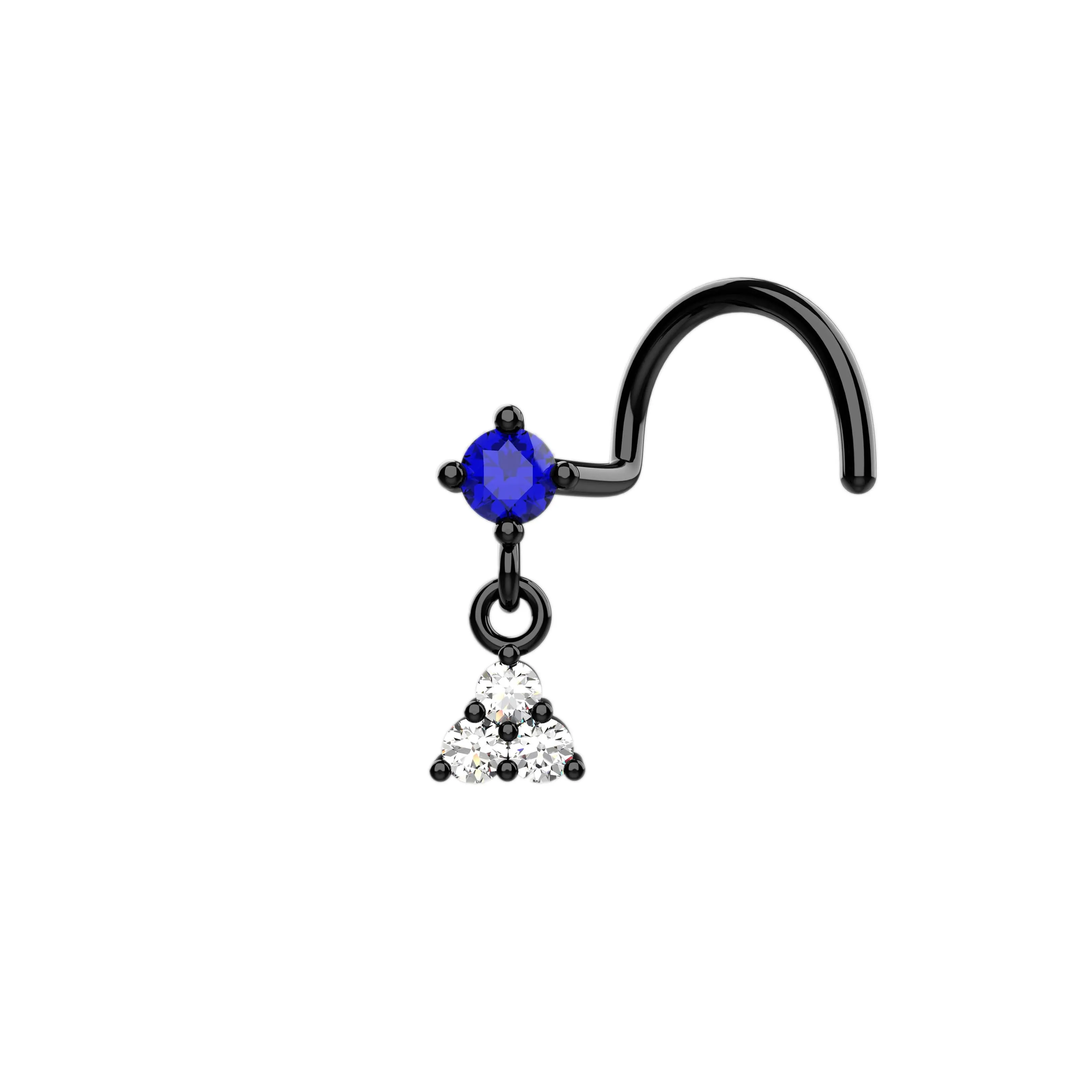 Indian Nose Ring Stud – Traditional Gold Nose Piercing Jewelry for Women